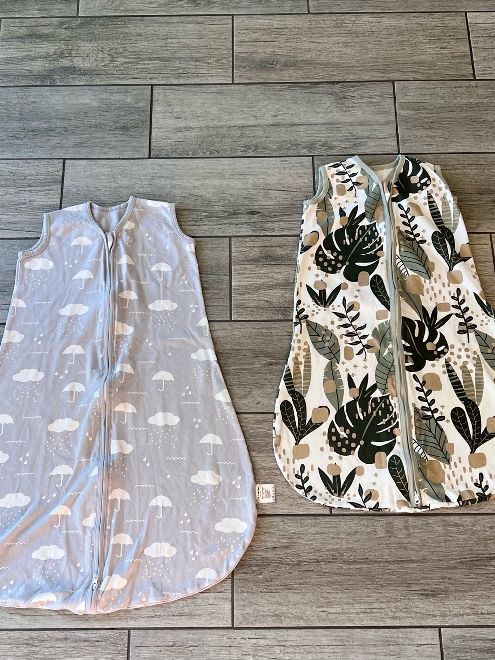 Yoofoss Baby Sleep Sack Bundle Medium 6-12 Months and Large 12-18 Months 2 Pack